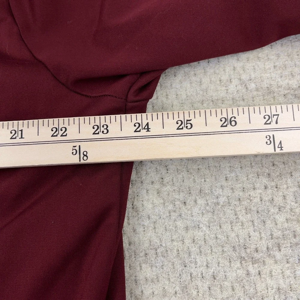 Virginia Tech Hokies Jacket Men Large Nike Dri Fit Track Suit Warm Up Maroon * - Picture 11 of 13
